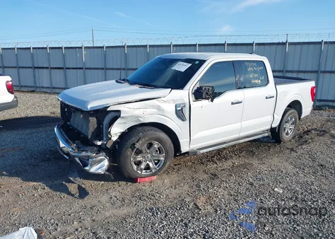 2022 Ford F-150 Lariat from USA, damaged, VIN 1FTEW1C56NKE40141